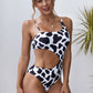 Cow Animal Print One-piece Swimsuit (TB10D) T