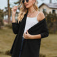 Open Front Long Sleeve Cardigan