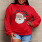 Simply Love Full Size Santa Graphic Long Sleeve Sweatshirt