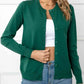 Button Down Round Neck Cardigan - Deals DejaVu