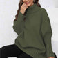 Turtle Neck Long Sleeve Ribbed Sweater