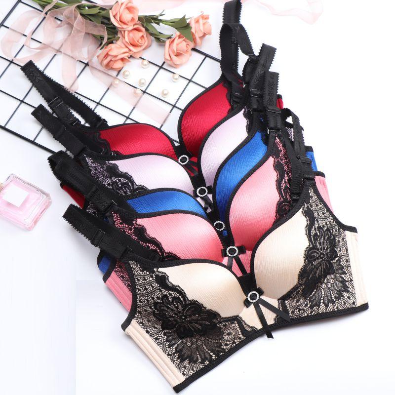 3/4 Cup Amazing Sexy Silk Comfortable Breathable Women Bra - No Trace , No Steel Ring Gathered Bra (2U27)