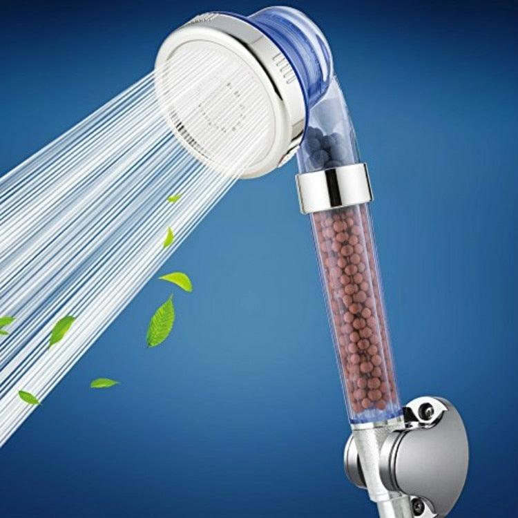3 Function Adjustable Anion Spa Water Saving Shower Head Jetting Shower Filter High Pressure (B&3)(1U65)