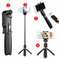 3 In 1 Portable BT Selfie Stick Remote Control Foldable Mini Tripod Extendable Monopod For Phone Photo Shooting Live Holder (RS)(1U50)