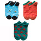 Great 3 Pairs/Set Women's Cotton Funny Ankle Socks - Print Animal Cartoon Hip hop Socks (2WH1)