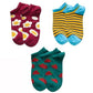 Great 3 Pairs/Set Women's Cotton Funny Ankle Socks - Print Animal Cartoon Hip hop Socks (2WH1)