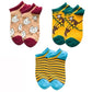 Great 3 Pairs/Set Women's Cotton Funny Ankle Socks - Print Animal Cartoon Hip hop Socks (2WH1)
