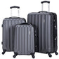 3 Piece Set - 100% ABS Suitcase Set - Carry on Travel Luggage With Spinner Wheels 20 24 28 inch (1U78)(LT1)(LT2)(1U78)(F78)