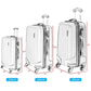 3 Piece Set - 100% ABS Suitcase Set - Carry on Travel Luggage With Spinner Wheels 20 24 28 inch (1U78)(LT1)(LT2)(1U78)(F78)