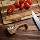 3 Stages Knife Sharpener - Removable Knife Stainless Steel Sharpener Professional Wooden Kitchen Sharpening (AK5)(F61)