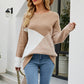 Color Block Round Neck Sweater