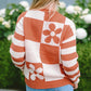 Contrast Round Neck Long Sleeve Sweater - Deals DejaVu