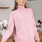 Turtle Neck Raglan Sleeve Sweater - Deals DejaVu