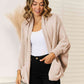 Open Front Cardigan with Pockets - Deals DejaVu