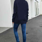 Round Neck Dropped Shoulder Sweater