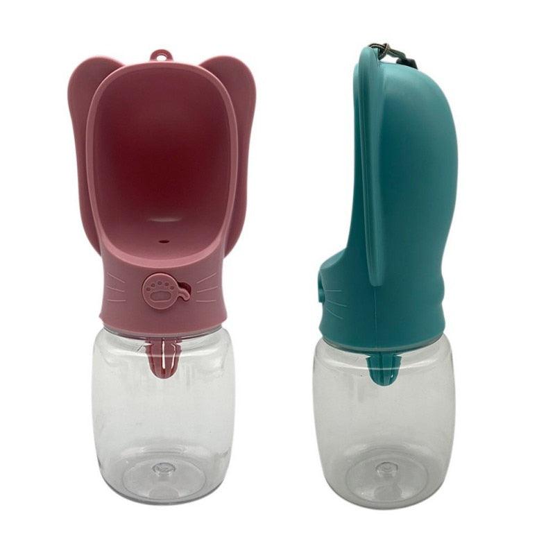 350/550ml Portable Pet Dog Water Bottle For Small Large Dogs - Travel Ears Regular Style Cat Drinking Bowl (2U71)