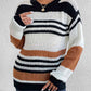 Striped Round Neck Sweater - Deals DejaVu