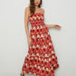 Floral Strapless Low-Back Dress (BWD)(WS06)T