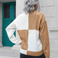Contrast Drop Shoulder Sweater
