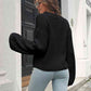 Round Neck Dropped Shoulder Sweater