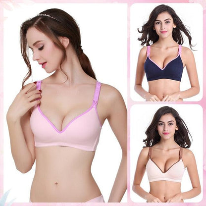 Great Deal 3PC/lot Maternity Nursing Bras - Cotton Breastfeeding Pregnancy Underwear - Breast Feeding Bra (3Z2)(7Z2)