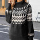 Turtleneck Lantern Sleeve Sweater - Deals DejaVu