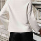Mock Neck Dropped Shoulder Pullover Sweater