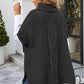 Cable-Knit Turtleneck Slit Sweater - Deals DejaVu