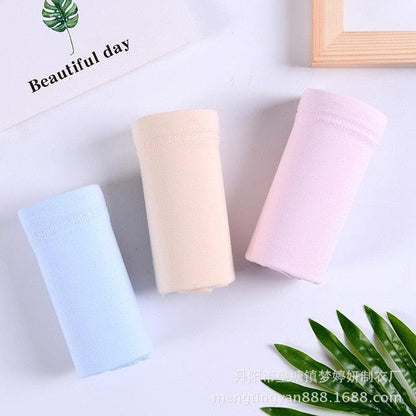 3pcs/lot Cotton Women 's High-waist Classic Briefs - Soft Abdomen care - Underwear Intimates Pregnant Panties (5Z2)(F6)