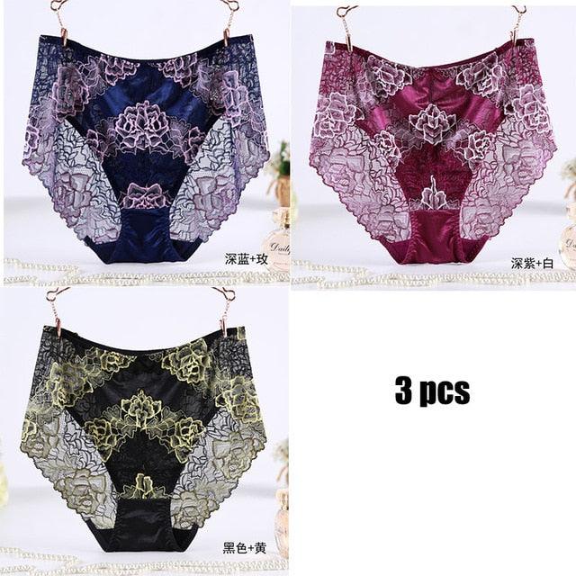 Nice 3pcs/lot High Waist Large Size Women Sexy Panties - Modal Underwear(TSP2)