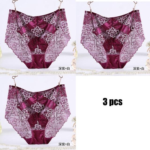 Nice 3pcs/lot High Waist Large Size Women Sexy Panties - Modal Underwear(TSP2)