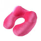 4 Color U-Shape Travel Pillow For Airplane - Inflatable Neck Pillow Travel Accessories (1U105)