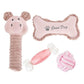 4 Pcs/lot Squeaky Dog Toys - Pet Puppy Plush Sound Chew Toy Set for Small Medium Dogs and Cats (D73)(9W2)(7W2)(8W2)