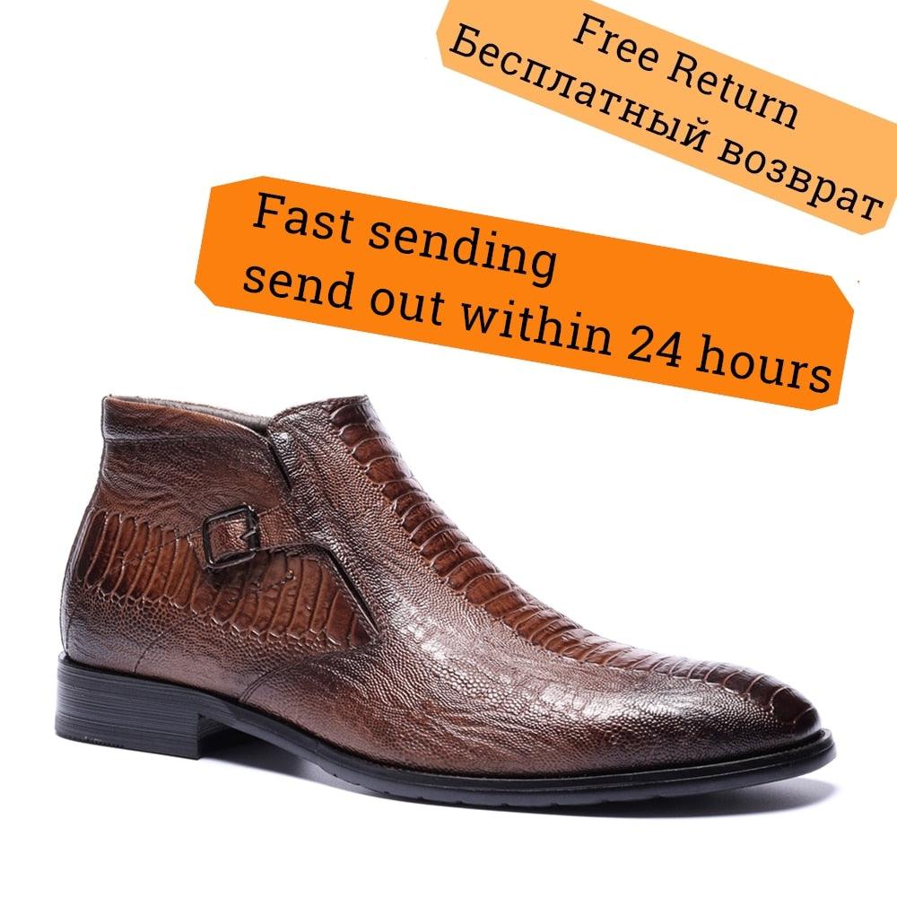 Men Comfortable Brand Fashion Winter Autumn Ankle Boots Leather boots (MSB1)(MSF6)(F13)(1U13)(1U16)