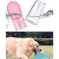 400ML Portable 2 In 1 Pet Water Bottle Dog Large Capacity Leakproof Drinking Feeders - Drinker Outdoor Travel Supplies (2U71)