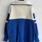 Ribbed Two-Tone Half Zip Sweater - Deals DejaVu