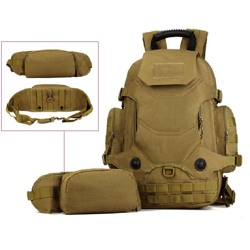 40L Travel Bag - Tactical Backpack - Camping Military Backpacks - Men's Outdoor Sports (D17)(3MA1)