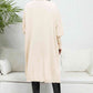 Open Front Dropped Shoulder Cardigan - Deals DejaVu