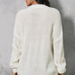 Pumpkin Embroidery Long Sleeve Sweater