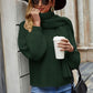Round Neck Lantern Sleeve Sweater - Deals DejaVu