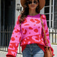 Leopard Drop Shoulder Sweater