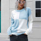 Contrast Drop Shoulder Sweater