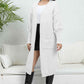 Open Front Dropped Shoulder Cardigan - Deals DejaVu