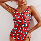 Full Size Tie-Dye Crisscross Back One-Piece Swimsuit (TB10D) T - Deals DejaVu