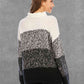 Color Block Turtleneck Sweater - Deals DejaVu