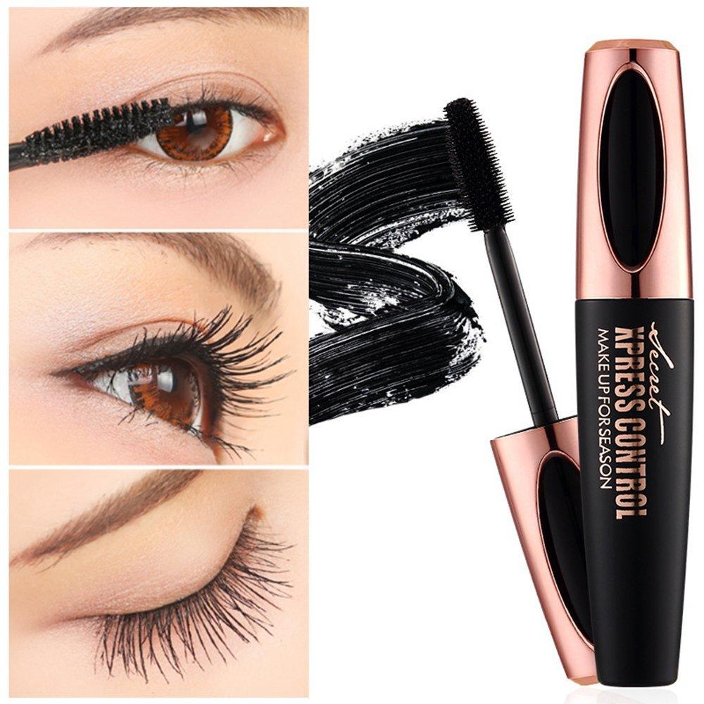 4D Silk Fiber Eyelash Makeup Waterproof Mascara Black Mascara Eye Lashes Extension Curling Mascara (M2)(1U86)