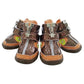 4Pcs/Set Dog Shoes - Breathable Net Shoes Anti-slip Pet Boots - Paw Protector Reflective Shoes (W8)