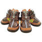 4Pcs/Set Dog Shoes - Breathable Net Shoes Anti-slip Pet Boots - Paw Protector Reflective Shoes (W8)