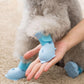 4Pcs/set Pet Dog Rain Shoes - Dog Booties Rubber Portable Anti Slip Waterproof Dog Cat Rain Shoes (2U69)