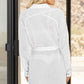 Belted Button-Front Cover-Up Shirt Dress (TB11D) T - Deals DejaVu